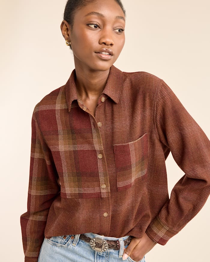 WOMEN'S CENTENNIAL PLAID SHIRT